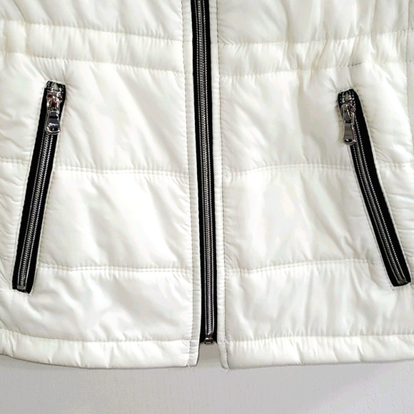 GUESS White Puffer Jacket M NWOT - Picture 3 of 16
